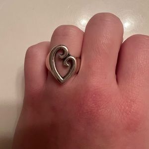 James Avery heart ring